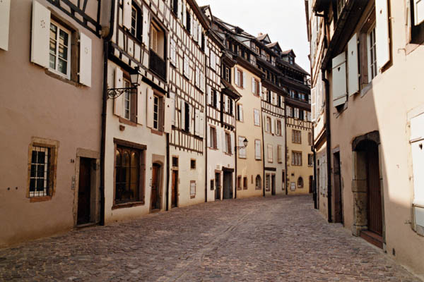 Une rue du centre de Colmar