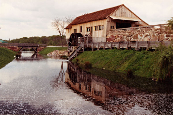 Ecomus�e d'Ungersheim, la scierie.