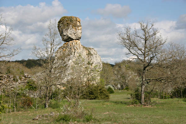 Causse du Larzac : rochers dolomitiques