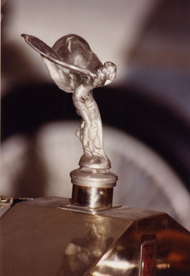 Bouchon de radiateur d'une Rolls-Royce: Spirit of Ecstasy